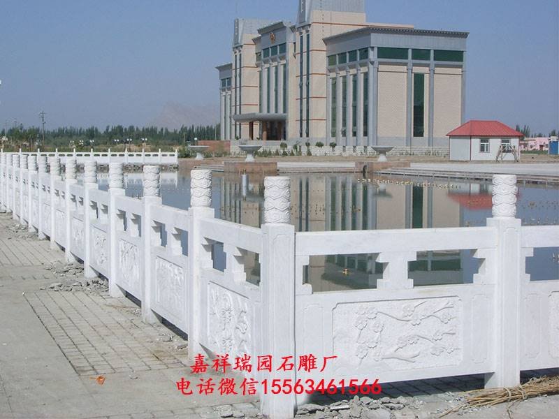 新农村建设河道石栏杆防护护栏款式多样