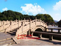 石拱桥栏杆图片_石材护栏图片样式大全